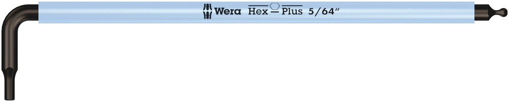 Wera 022630 5/64" x 101mm Hex + Ball End Hex L-key (Ice Blue) - Wise Line Tools