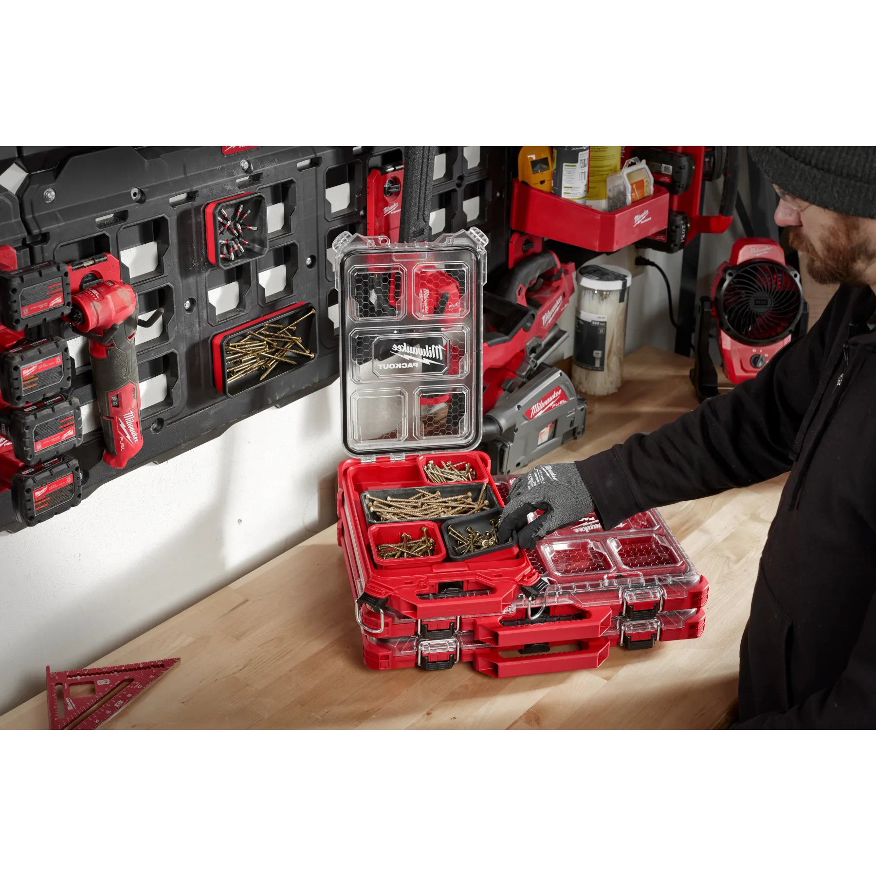 Milwaukee 48-22-8071 - PACKOUT Large Magnetic Bin
