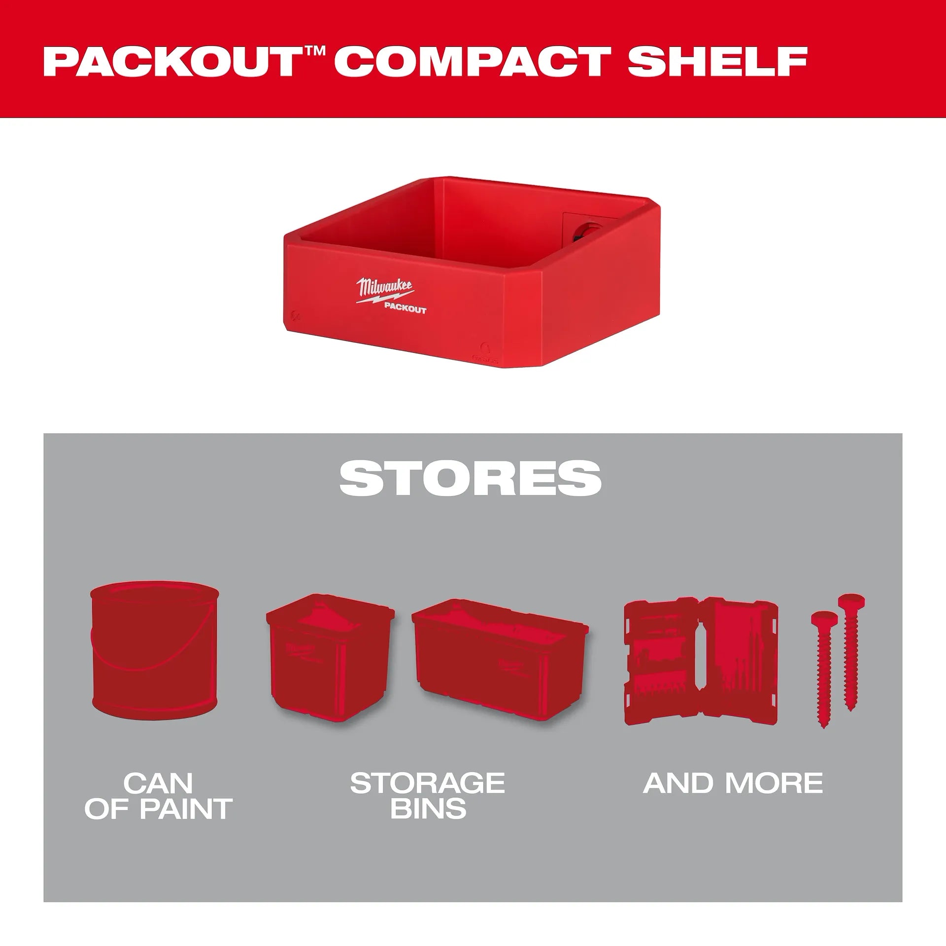 Milwaukee 48-22-8347 - PACKOUT Compact Shelf