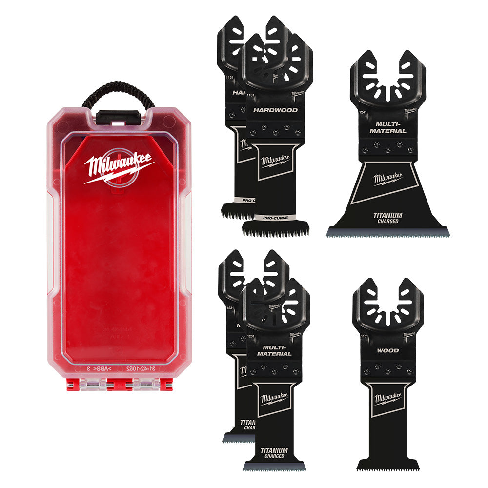 Milwaukee 49-10-9112 - OPEN-LOK™ Multi-Tool Blade Variety Kit 6PC - Wise Line Tools