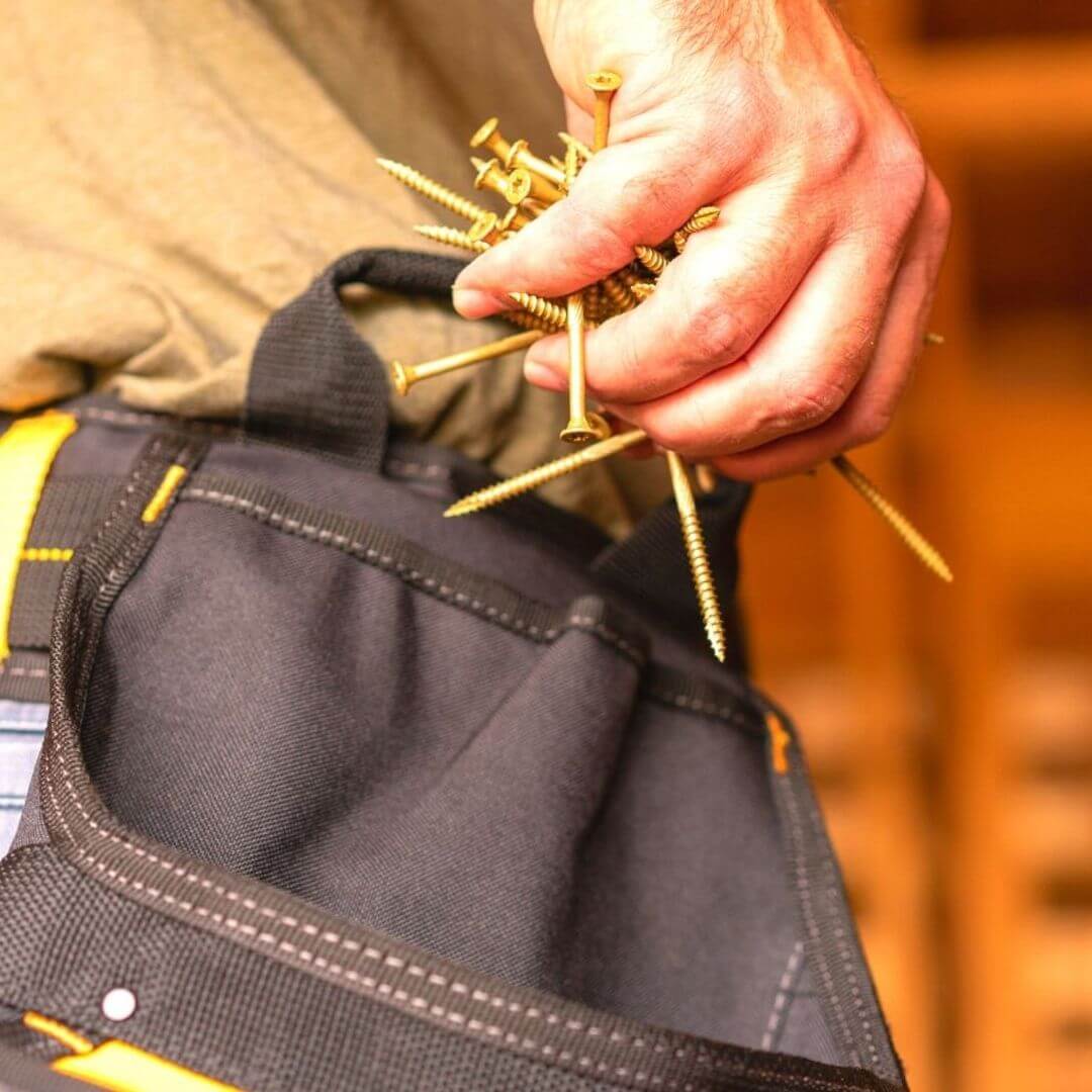 Big Timber 1BTX9212 - #9 x 2-1/2" Wood Screws T-25 Star Drive, Bugle Head, ACQ Bronze (1 lb Bucket)