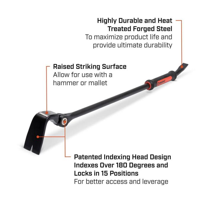 Crescent DB30X-06 - 30" Indexing Flat Pry Bar