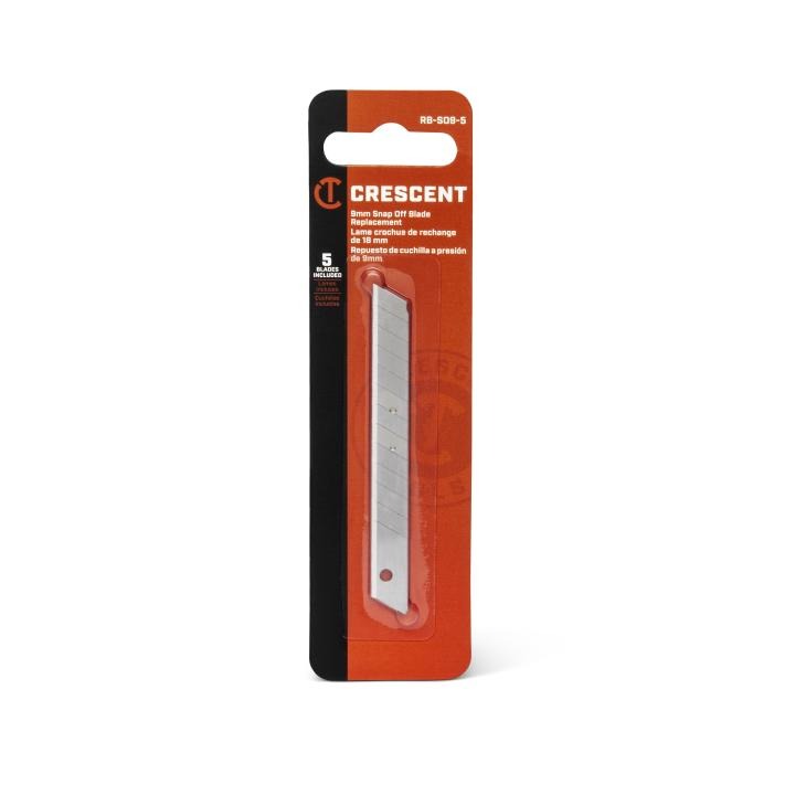 Crescent RB-SO9-5 - 9mm Snap-Off Replacement Blades - 5 Pack