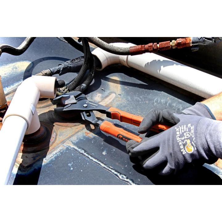 Crescent RT400SGSET2R-05 - 2 Piece Grip Zone™ V-Jaw Tongue & Groove Plier Set with Dual Material Rawhide Handle