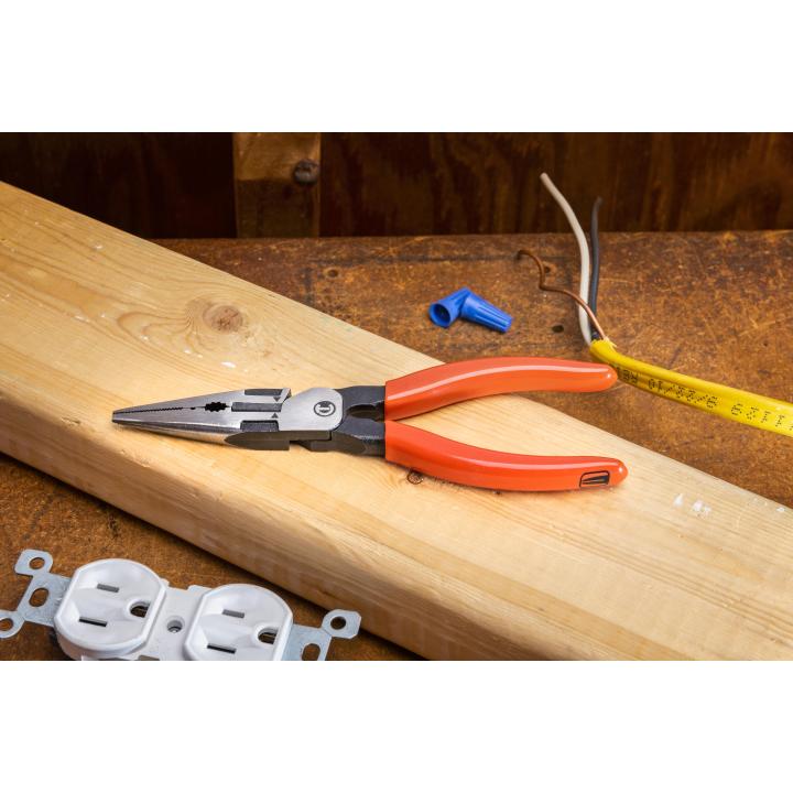 Crescent Z6546-06 - 6" Long Nose Pliers Dipped Handle