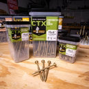 Big Timber CTX153-100 - #15 x 3" Construction Lag Screws, T-30, Round Washer Head (100/Bucket)