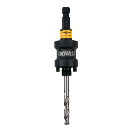 DEWALT DAH9938PBM - 3/8" Shank Quick Change Hole Saw Arbor 9/16" - 1-3/16"