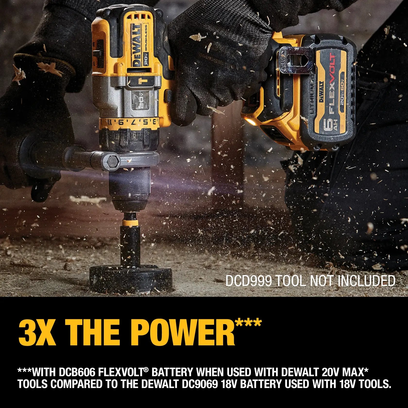 DEWALT DCB606 - 20V MAX/60V MAX FLEXVOLT 6Ah Battery