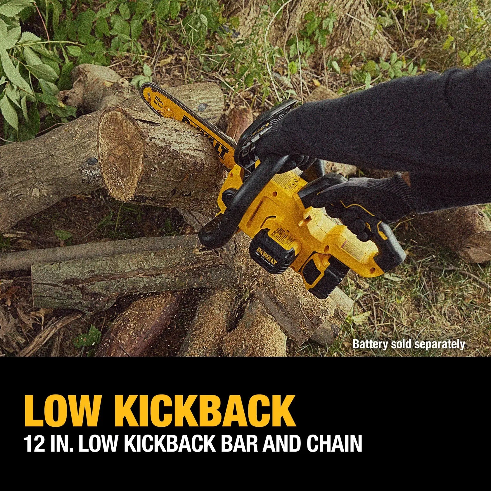 DEWALT DCCS621B - 20V MAX Compact 12-in. Brushless Cordless Chainsaw