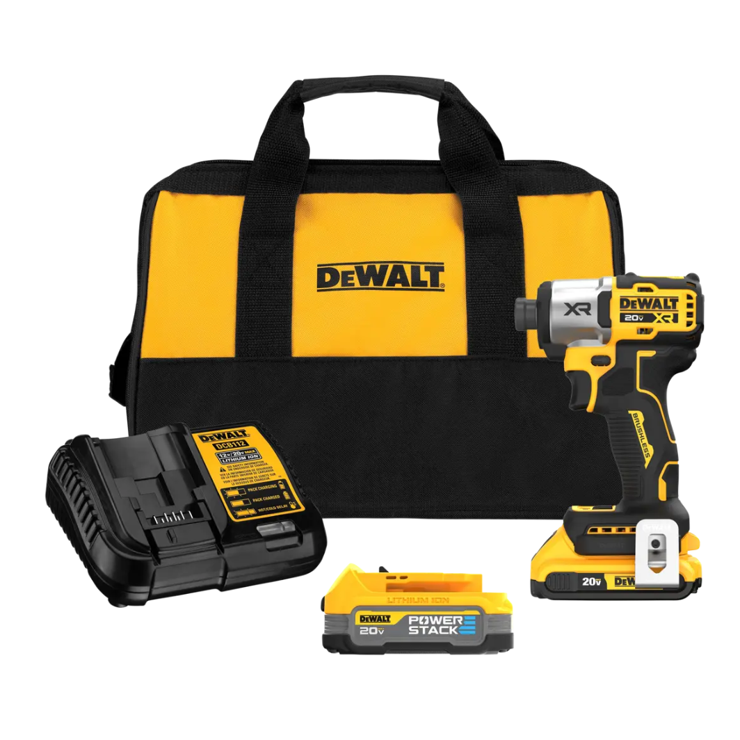 DEWALT DCF845D1E1 - 20V MAX* XR® 3-Speed 1/4-In. Impact Driver Kit