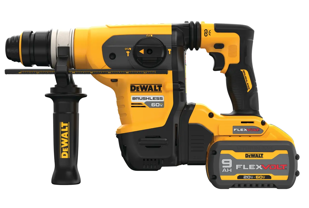 DEWALT DCH416X2 - FLEXVOLT 60V MAX* 1-1/4-in. (32mm) Brushless Cordless SDS PLUS Rotary Hammer Kit