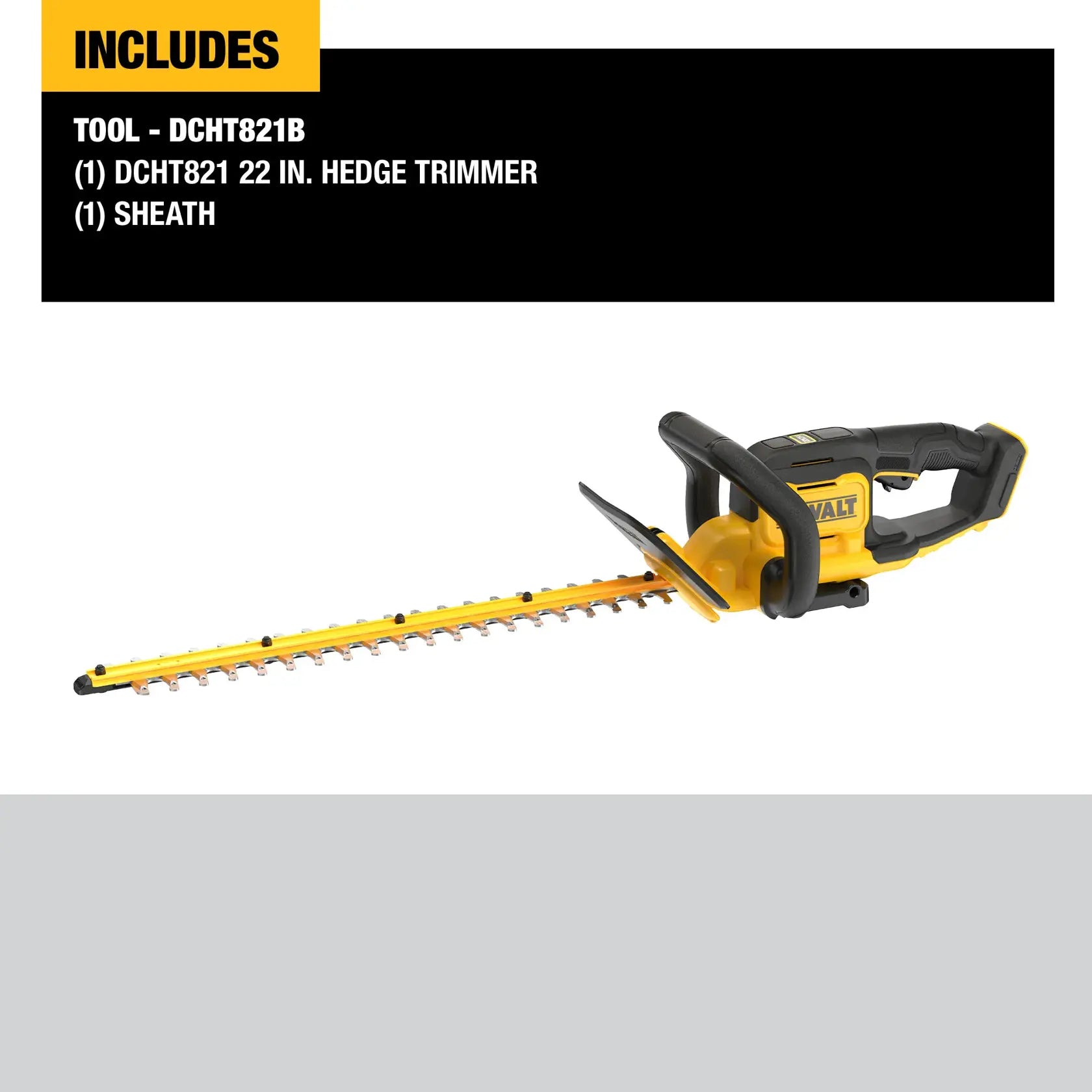 DEWALT DCHT821B - 20V MAX 22-in. Cordless Hedge Trimmer