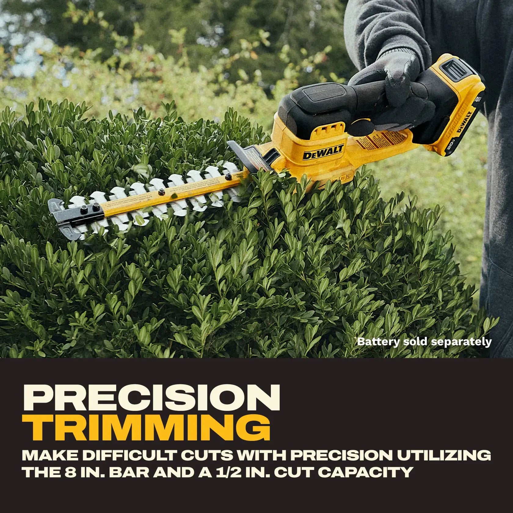 DEWALT DCHT823B - 20V MAX 8-in. Compact Hedge Trimmer