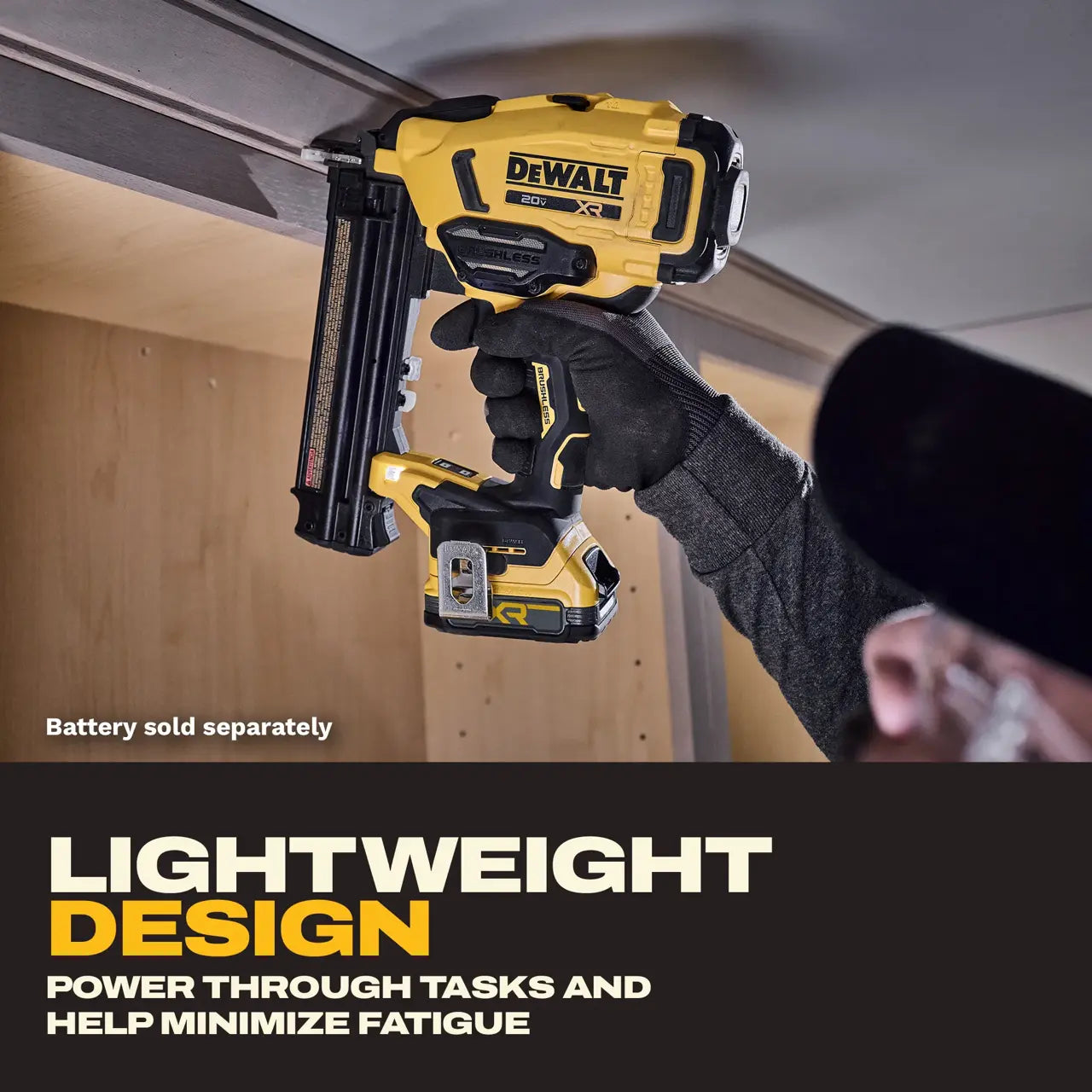 DEWALT DCN210B - 20V MAX XR Cordless 18ga Brad Nailer