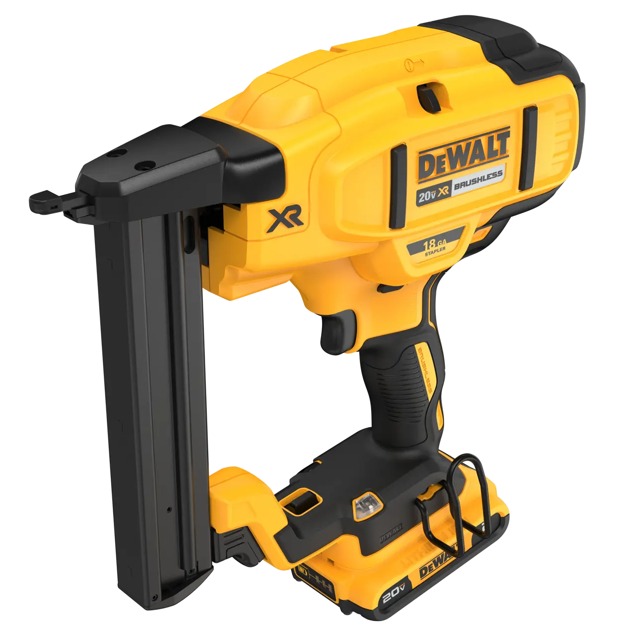DEWALT DCN681D1 - 20V MAX* XR® 18 ga cordless narrow crown stapler kit