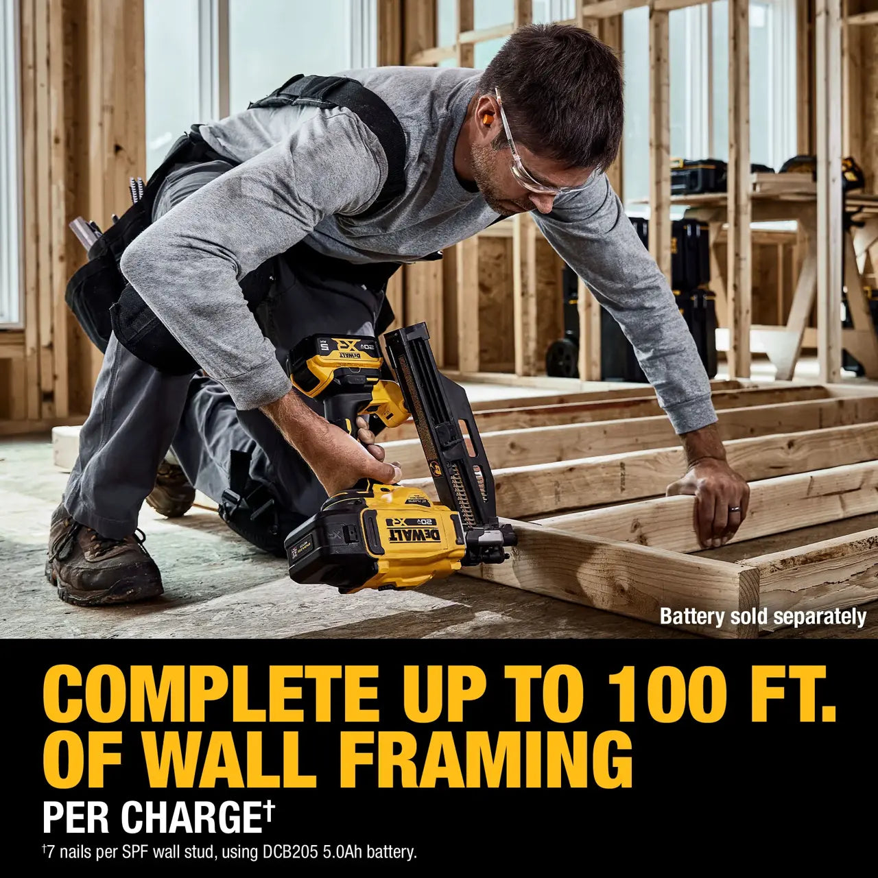 DEWALT DCN920B - 20V MAX* XR® Brushless Cordless 21° Plastic Collated Framing Nailer