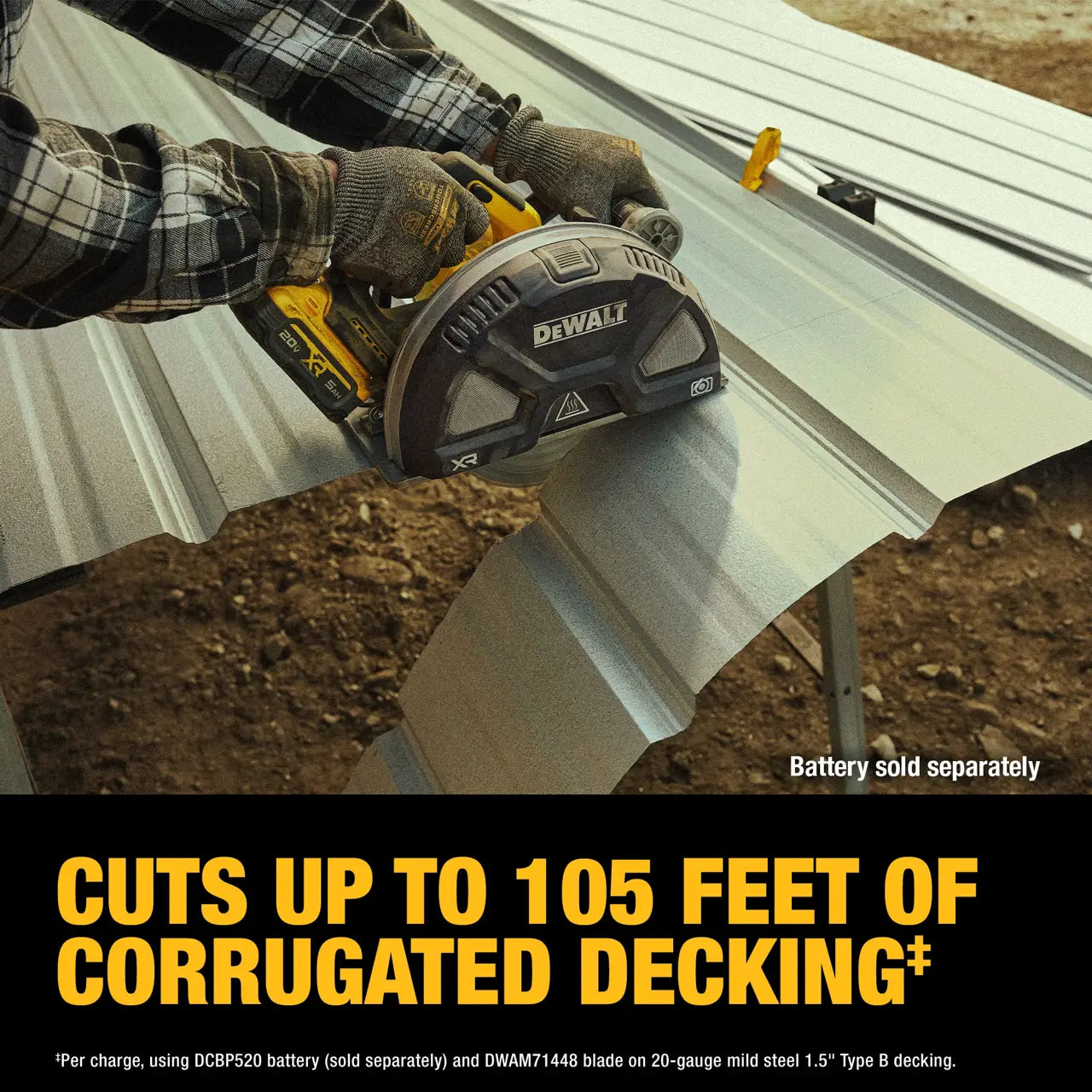 DEWALT DCS383B - 20V MAX* XR® 7-1/4-In. Metal Cutting Circular Saw