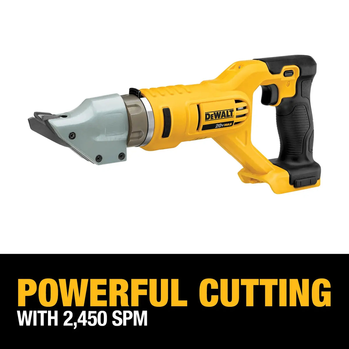 DEWALT DCS494B - 20V MAX* 14 Gauge Swivel Head Double Cut Metal Shear