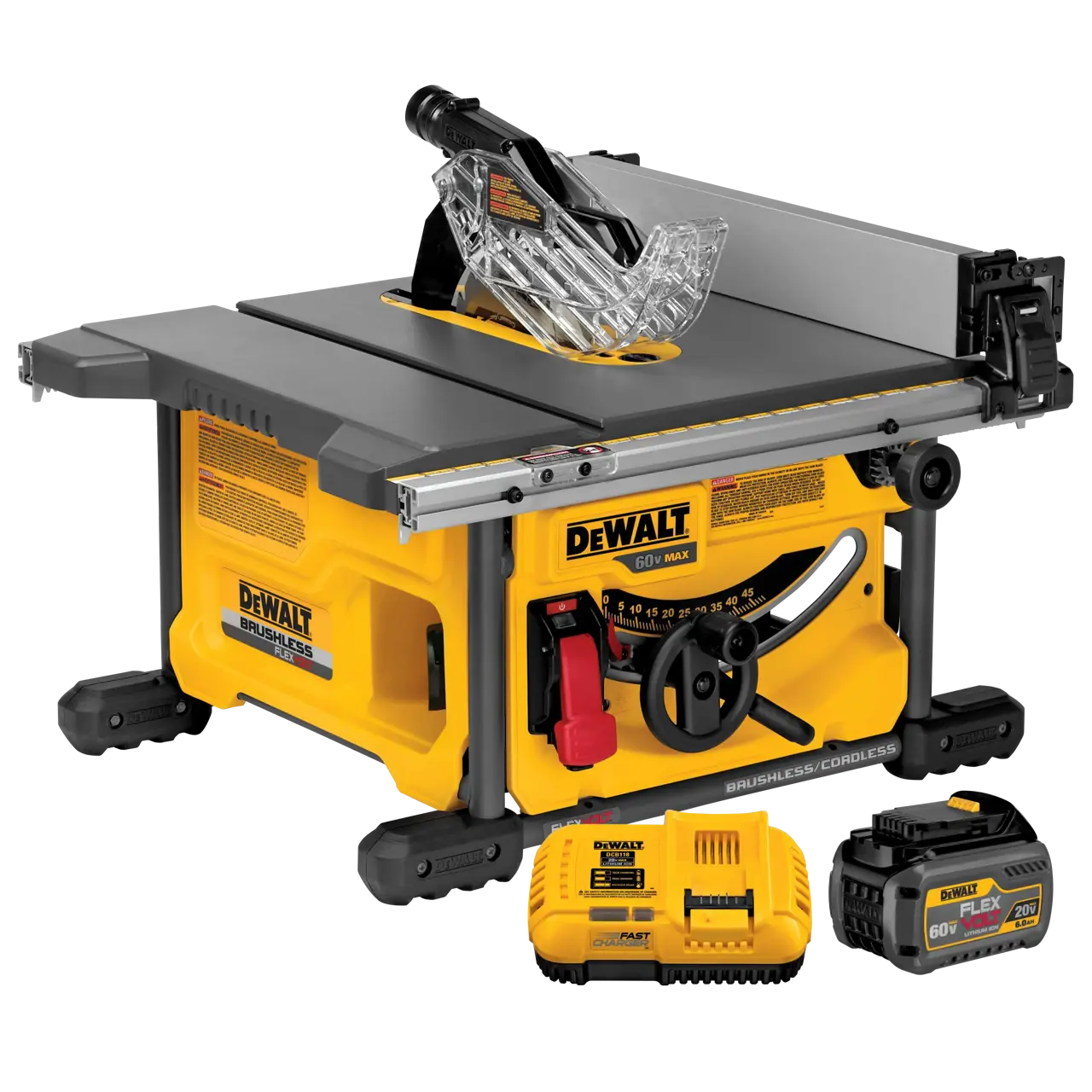 DEWALT DCS7485T1 - 60V MAX* Table Saw Kit