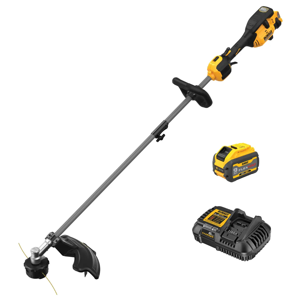DEWALT DCST972X1 - 60V MAX* 17-in Brushless Cordless Attachment Capable String Trimmer Kit