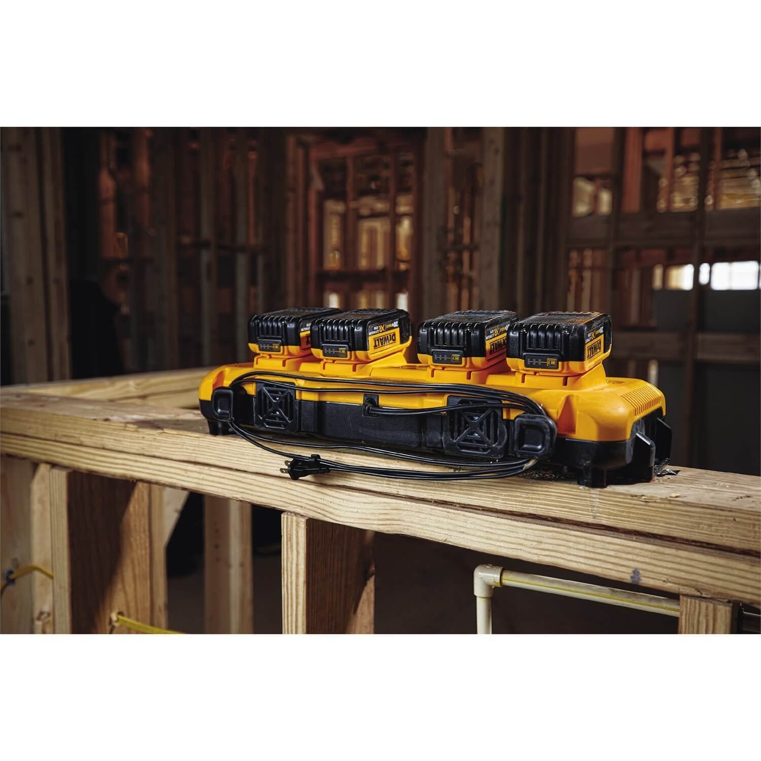 DEWALT DCB104-20V MAX** Charger, 4-Port, Rapid Charge - Wise Line Tools