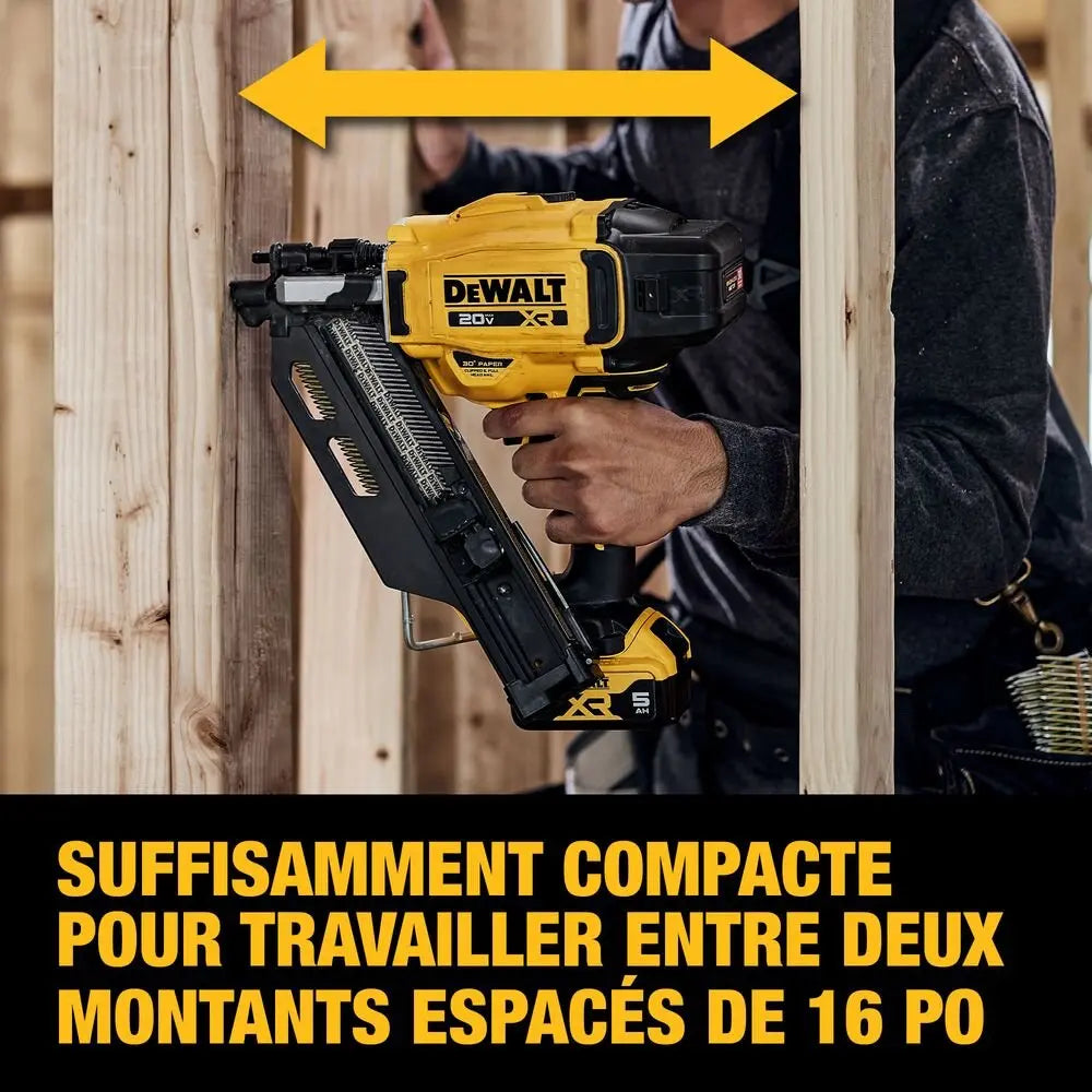 DEWALT DCN930P1  20V MAX XR Li-Ion Brushless Dual Speed Framing Nailer Kit DEWALT