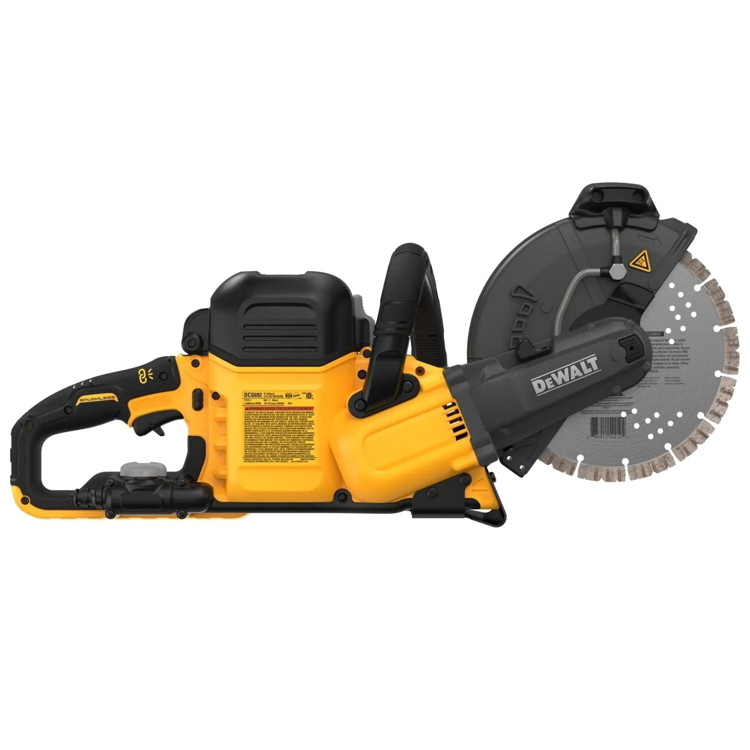 DEWALT DCS692X2-60V MAX* Brushless Cordless 9 in. Cut-Off Saw DEWALT