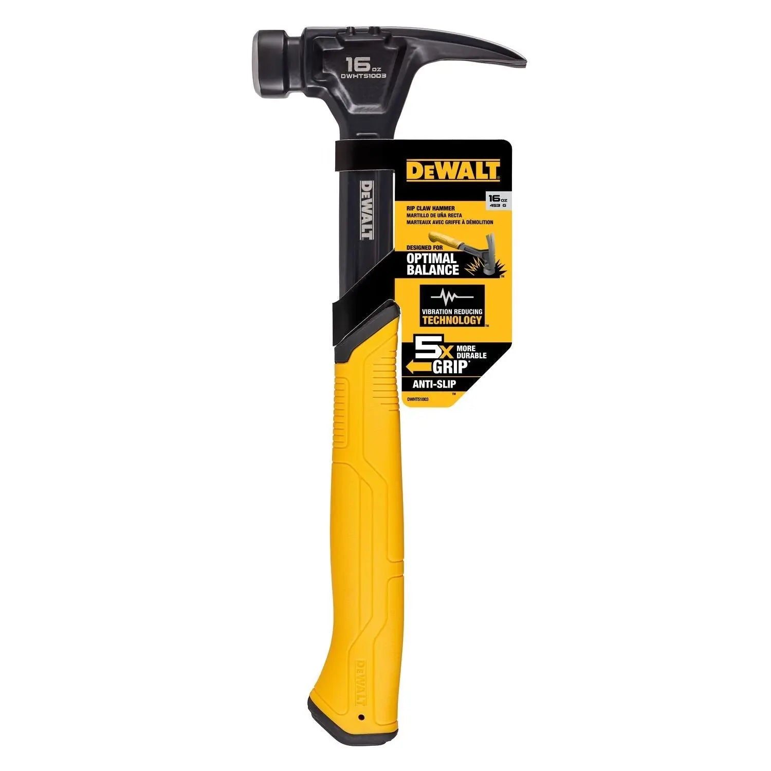 DEWALT DWHT51003-16Oz Rip Claw Nailing Ham DEWALT
