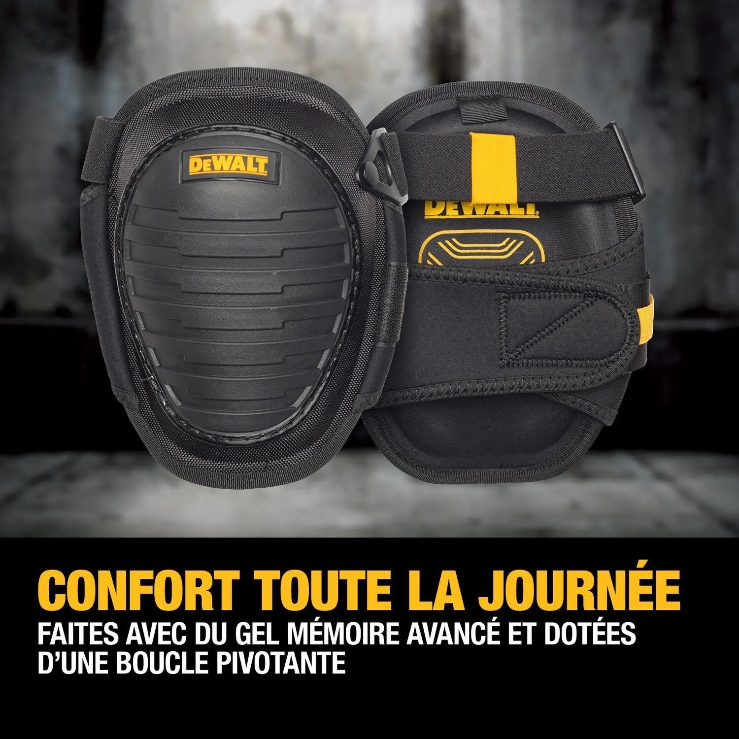 DEWALT DWST590013-Hard-Shell Knee Pads with Gel DEWALT