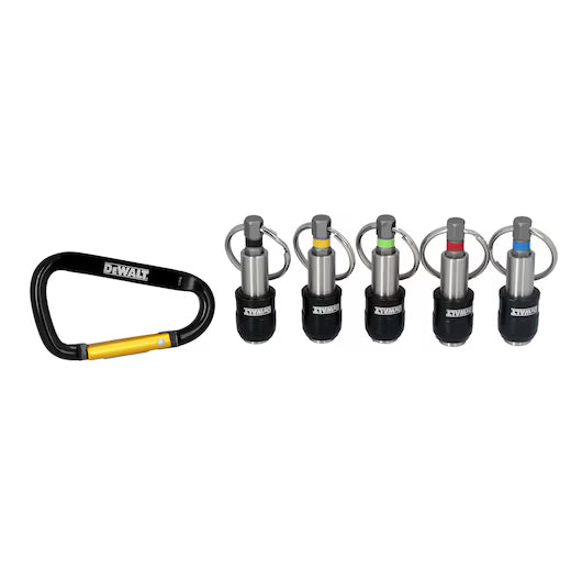 DeWalt DWAFHLDKC5 - Keyring Bit Holder Set