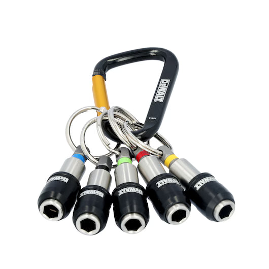 DeWalt DWAFHLDKC5 - Keyring Bit Holder Set