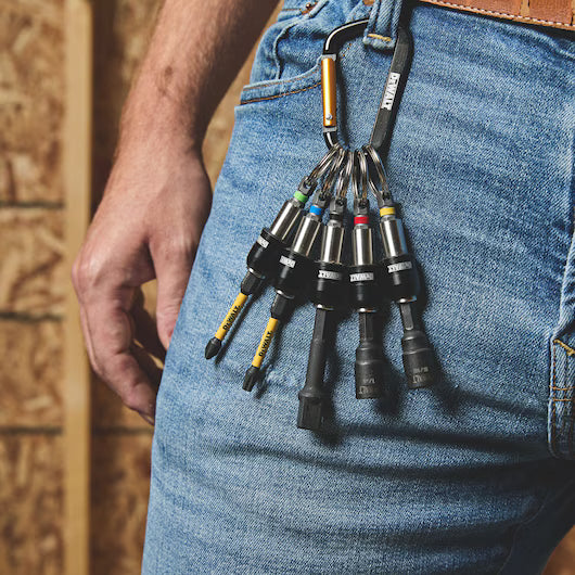 DeWalt DWAFHLDKC5 - Keyring Bit Holder Set