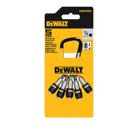 DeWalt DWAFHLDKC5 - Keyring Bit Holder Set