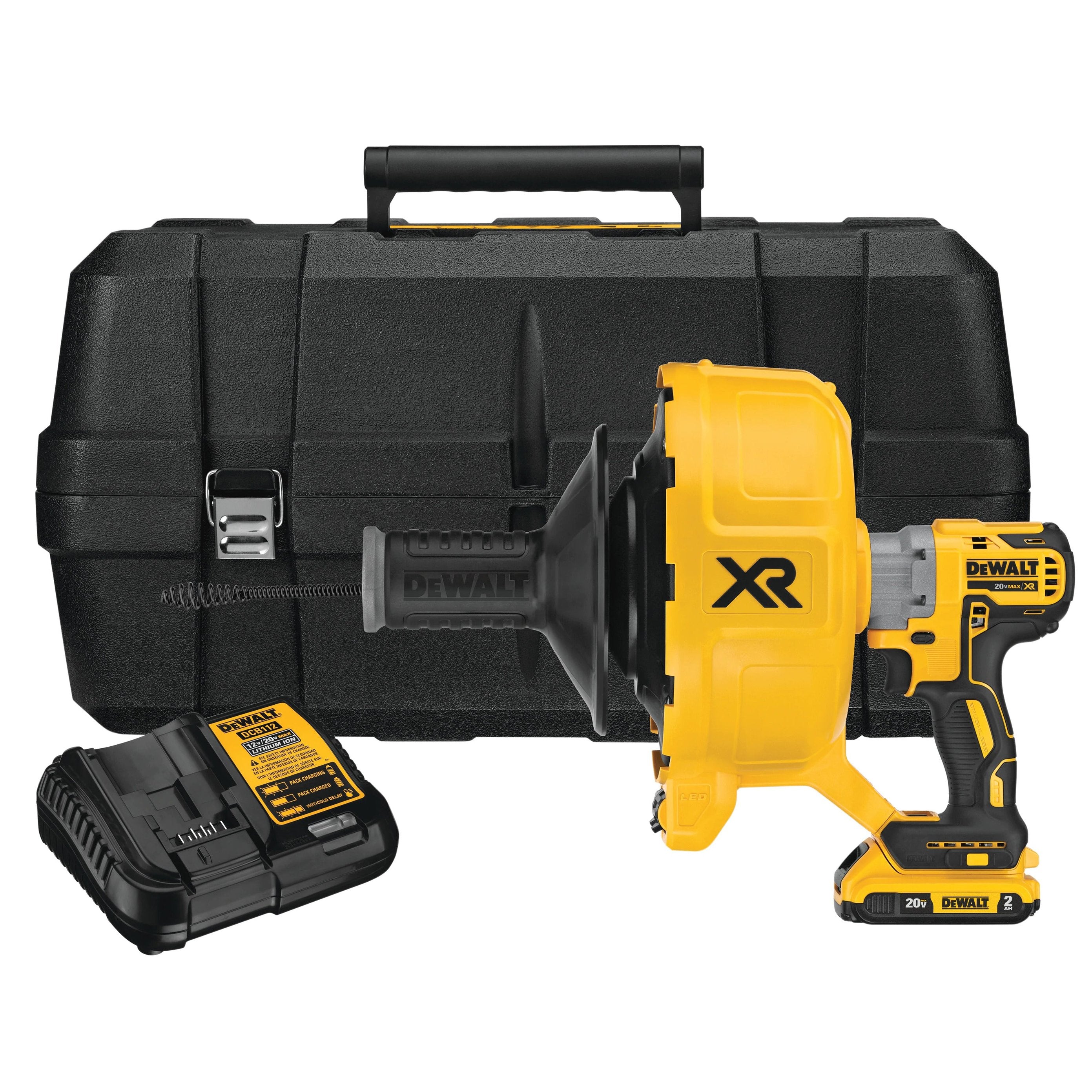 Dewalt DCD200D1 -20V MAX XR Manual Drain Snake Kit DEWALT