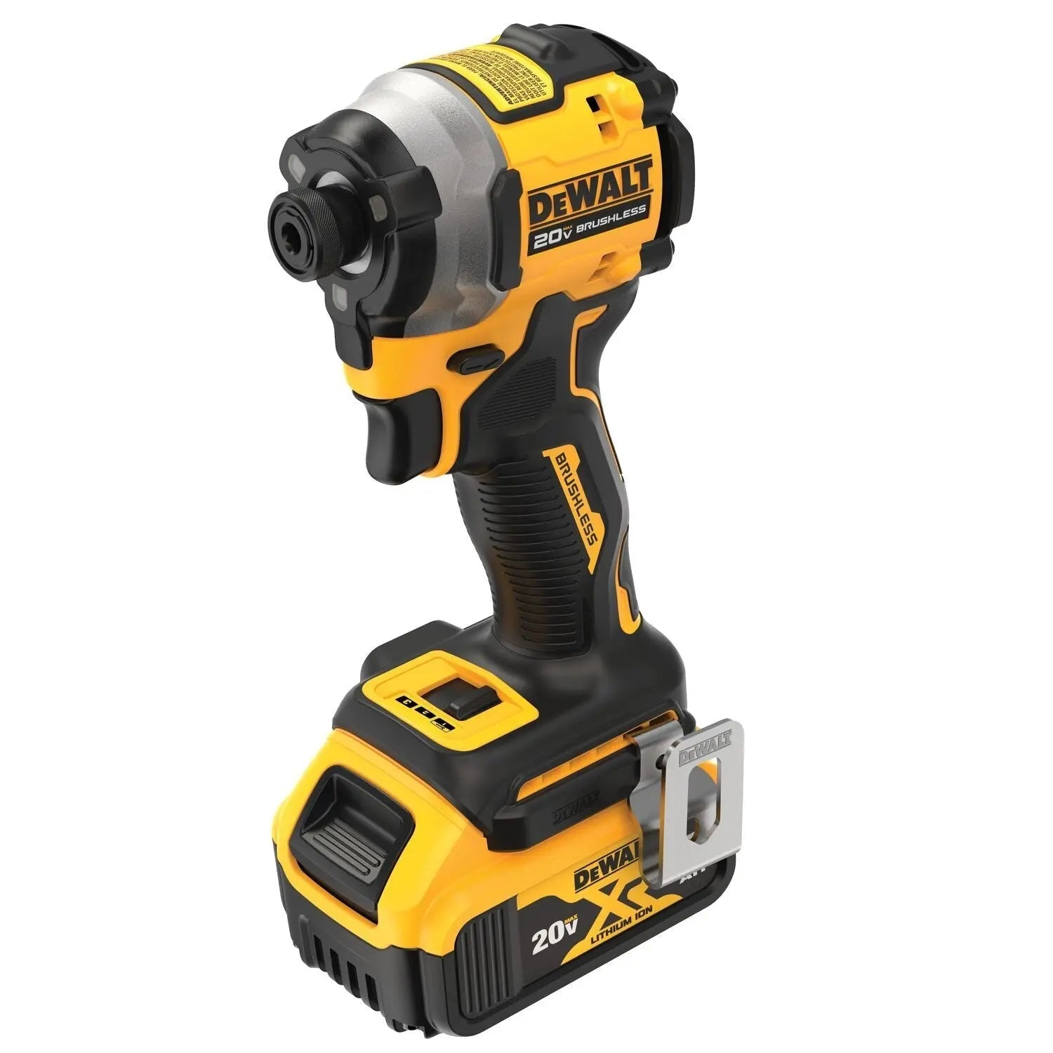 Dewalt DCF850P1 Atomic 20V MAX* 1/4 in. Brushless Cordless 3-Speed Impact Driver Kit DEWALT