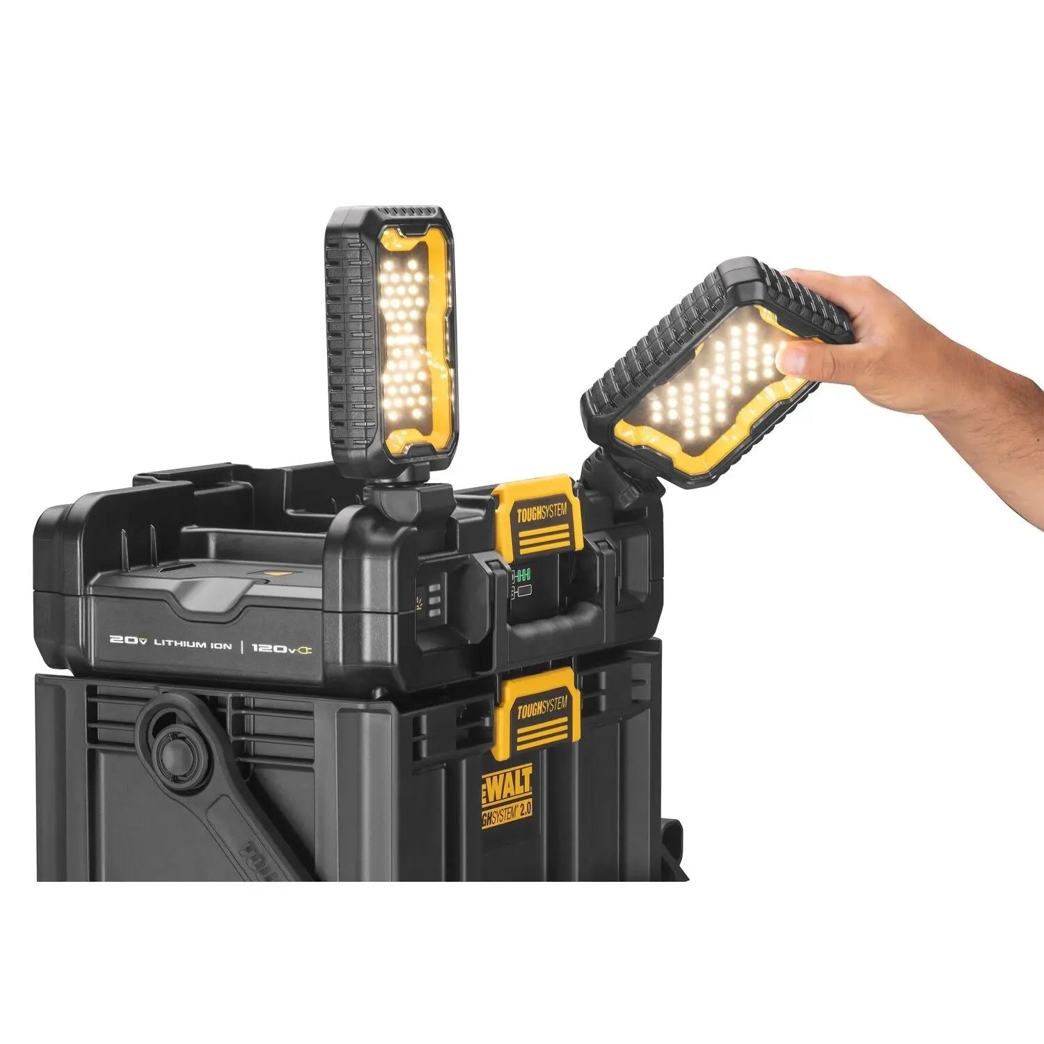Dewalt DWST08060 DEWALT TOUGHSYSTEM 2.0 ADJUSTABLE WORK LIGHT & STORAGE DEWALT