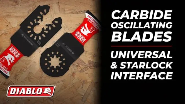 Diablo - 2-1/2 in. Universal Fit Bi-Metal Oscillating Blade for Clean Wood DIABLO