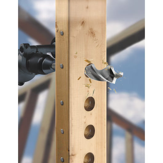 Lenox 1094806A1216 - 6" x 3/8" Bi-Metal Utility Wood Drill Bit