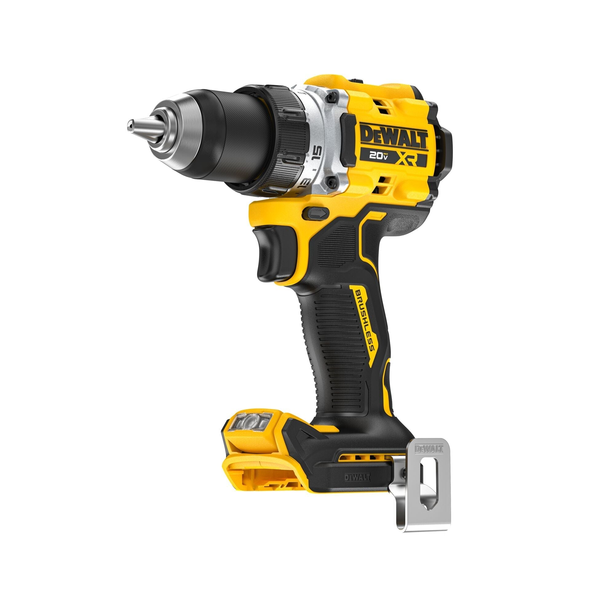 DEWALT DCD801B – DEWALT 20V MAX* XR® Brushless Cordless 1/2 in. Drill/Driver (Tool Only) DEWALT