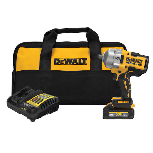 DeWalt DCF961GH1 - 20V MAX* XR® Brushless Cordless 1/2 In High Torque Impact Wrench with Hog Ring Anvil Kit with XR POWERSTACK™
