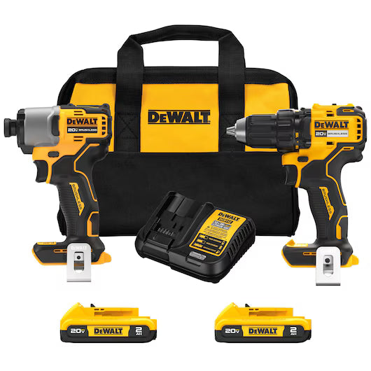 DeWalt DCK227D2 - 20V MAX* Brushless Cordless Drill/Driver and Impact Driver Combo Kit
