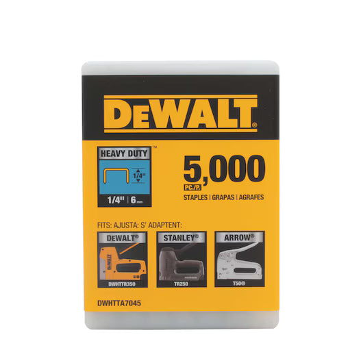 DeWalt DWHTTA7045 - 1/4" Heavy Duty Staples