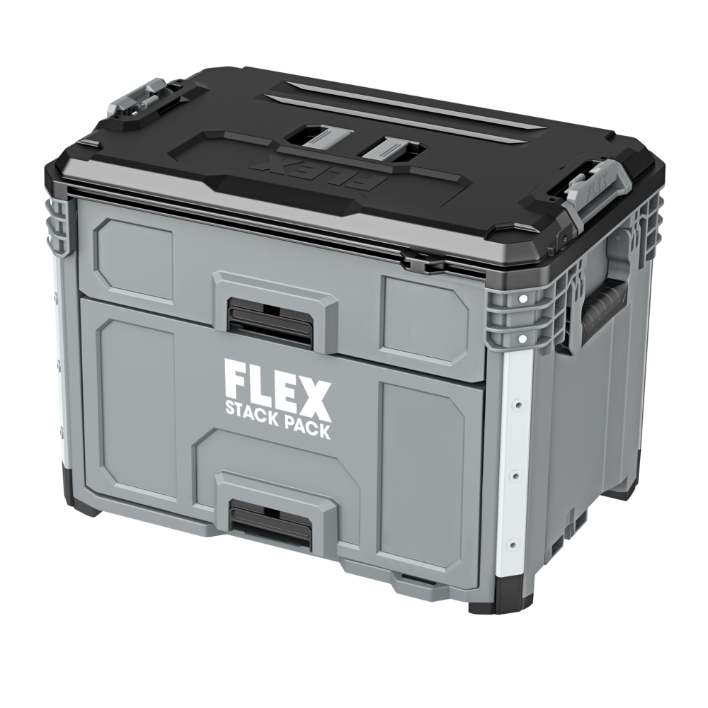 FLEX FS1106 - STACK PACK™ 2-Drawer Tool Box - Wise Line Tools