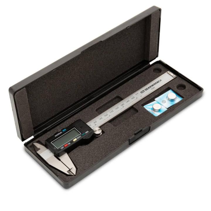 Gearwrench 3756D - 6" Digital SAE/Metric Caliper with Large LCD Window