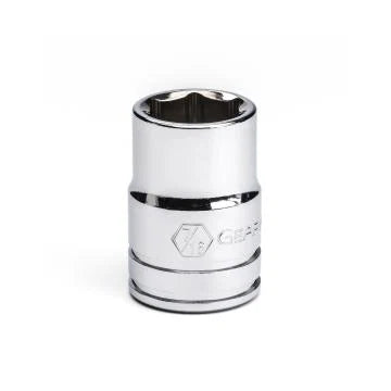 Gearwrench 80353 - 3/8" Drive 7/16" 6 Point Standard Depth Chrome Polish Socket