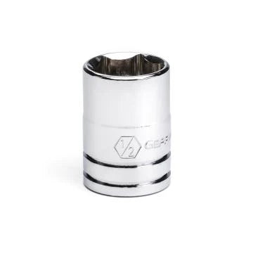 Gearwrench 80354 - 3/8" Drive 1/2" 6 Point Standard Depth Chrome Polish Socket