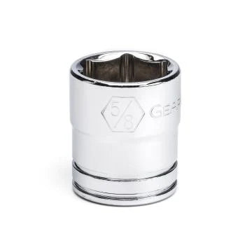 Gearwrench 80356 - 3/8" Drive 5/8" 6 Point Standard Depth Chrome Polish Socket