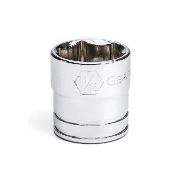 Gearwrench 80357 - 3/8" Drive 11/16" 6 Point Standard Depth Chrome Polish Socket