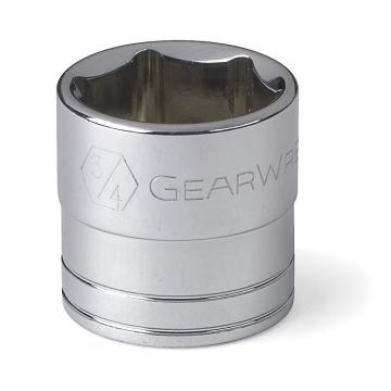 Gearwrench 80362 - 3/8" Drive 1" 6 Point Standard Depth Chrome Polish Socket