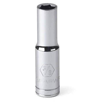 Gearwrench 80363 - 3/8" Drive 1/4" 6 Point Deep Well Chrome Polish Socket